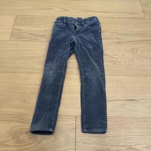 GapKids Girls Corduroy Pants Size 5 Blue Slim Fit